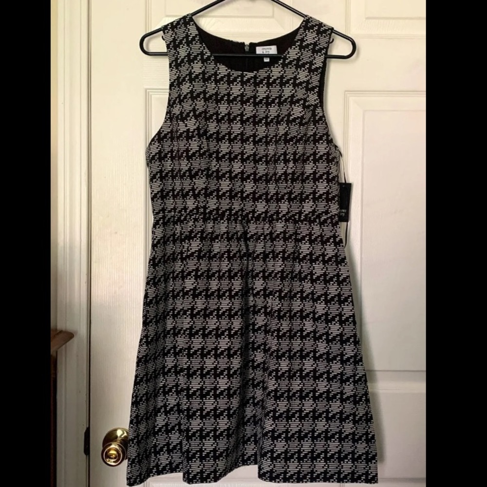 Crown & Ivy Houndstooth Dress